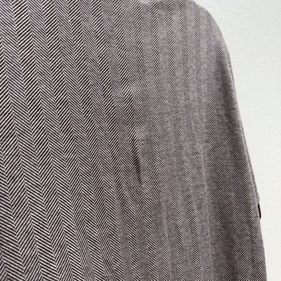 VTG Polo Ralph Lauren Herringbone USA Made Cotton Short Sleeve Shirt Mens sz XL - Picture 6 of 9